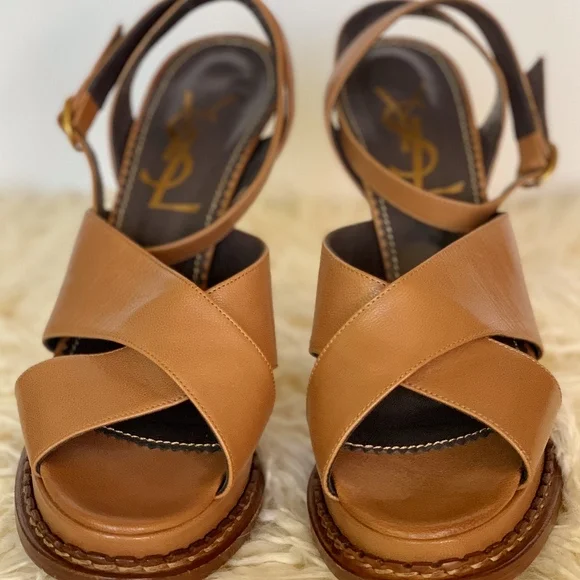 Tom Ford for YSL Gauche Platform Wrap Sandal - Picture 8 of 8